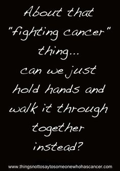 fighting cancer
