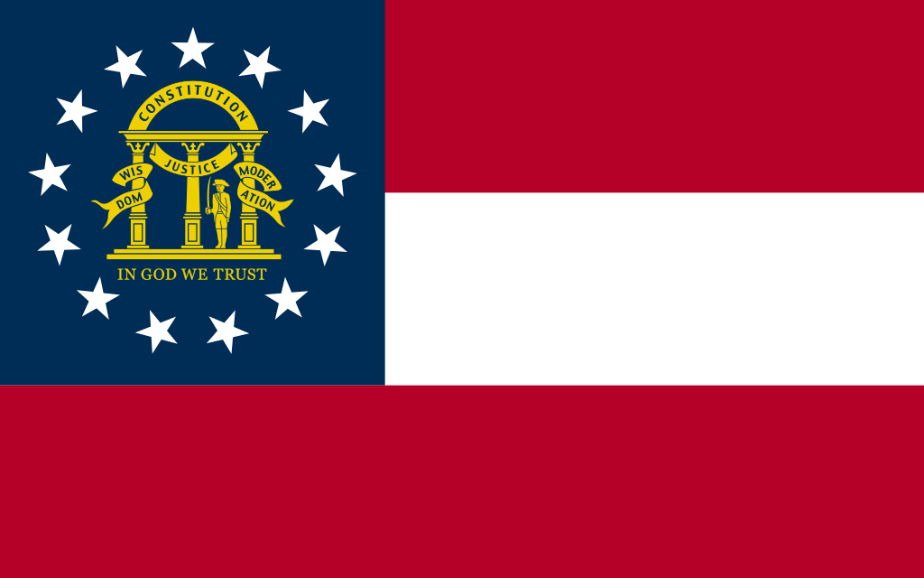 This flag belongs to what is now one of the most progressive states in the South. 